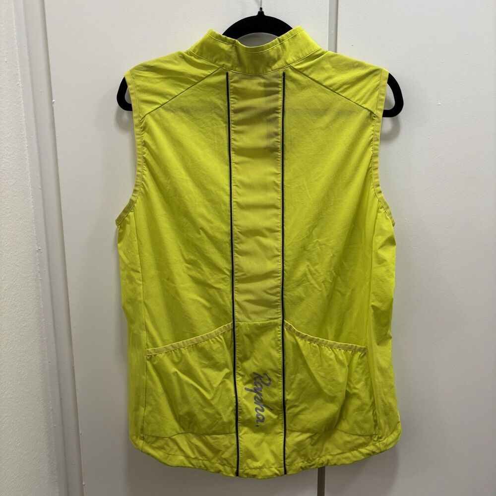 Rapha Men’s Large Cycling Classic Gilet Vest Yellow Chartreuse Lightweight - Picture 2 of 8